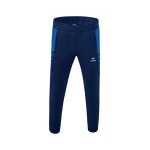 Erima Traingshose Six Wings Worker lang (100% Polyester, sportliche Passform) royalblau/navyblau Jungen